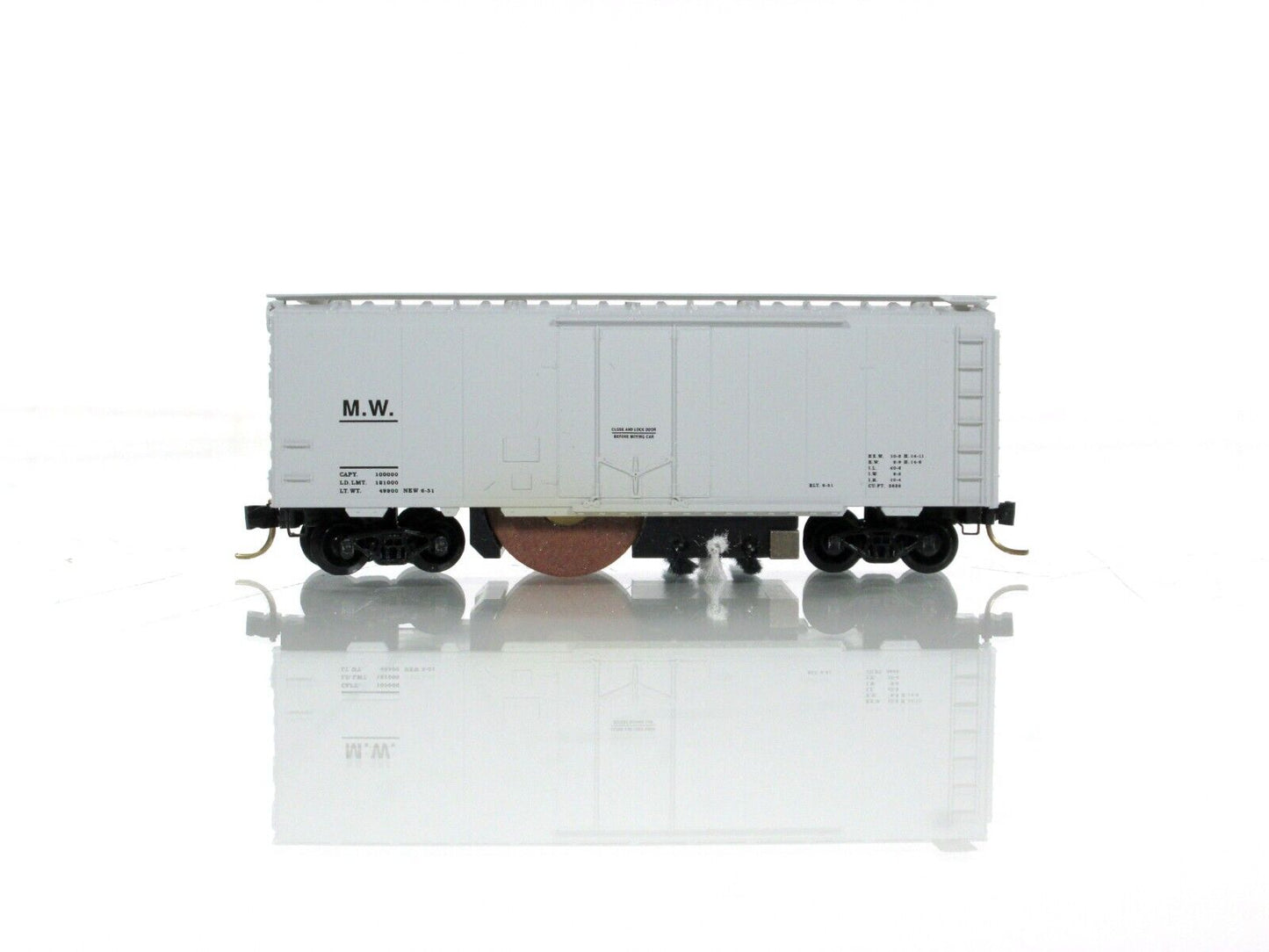 N Scale ***MAINTENANCE of WAY*** Roller Wheel Track Cleaner Car - AZTEC TS1107