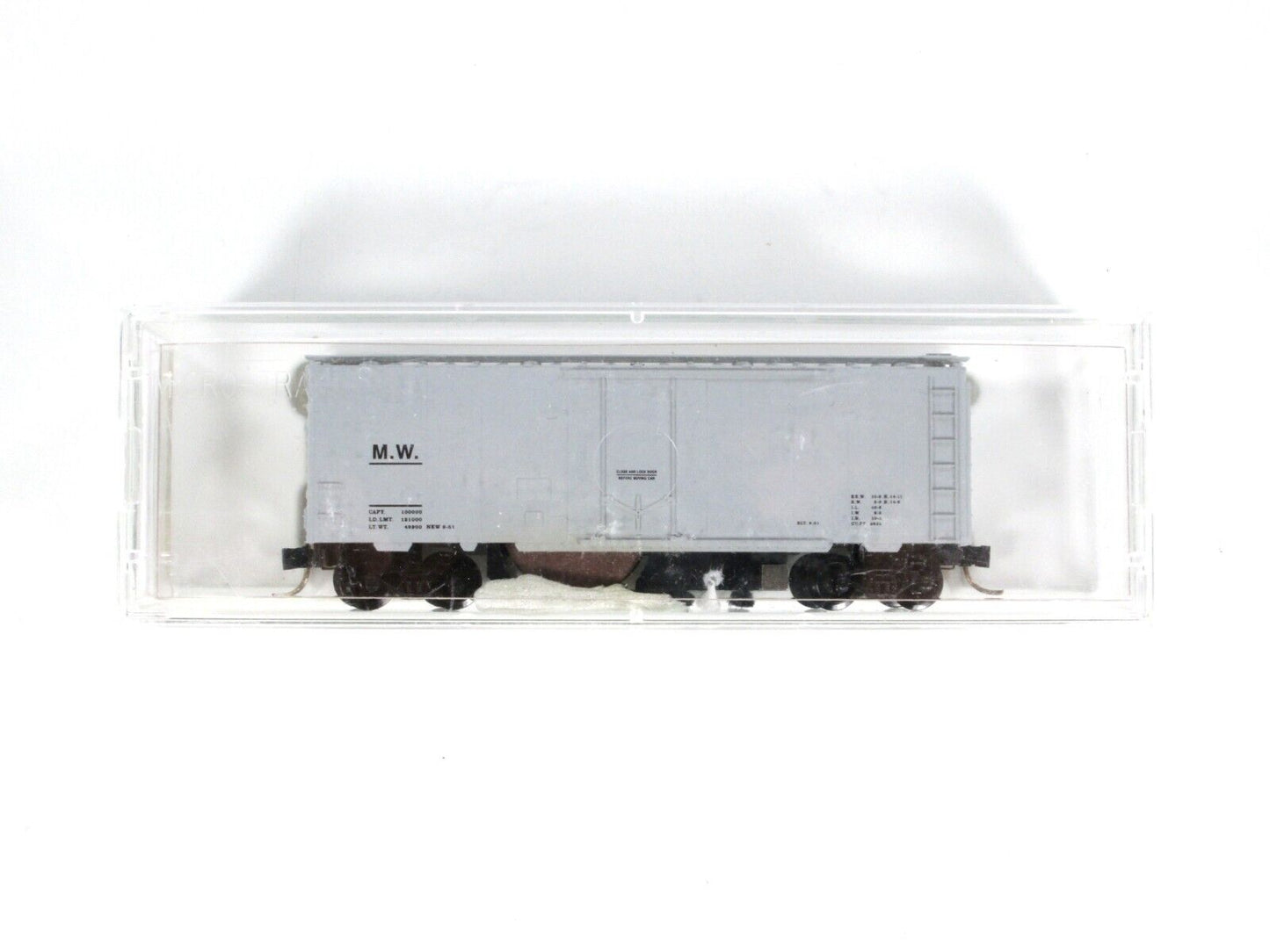 N Scale ***MAINTENANCE of WAY*** Roller Wheel Track Cleaner Car - AZTEC TS1107