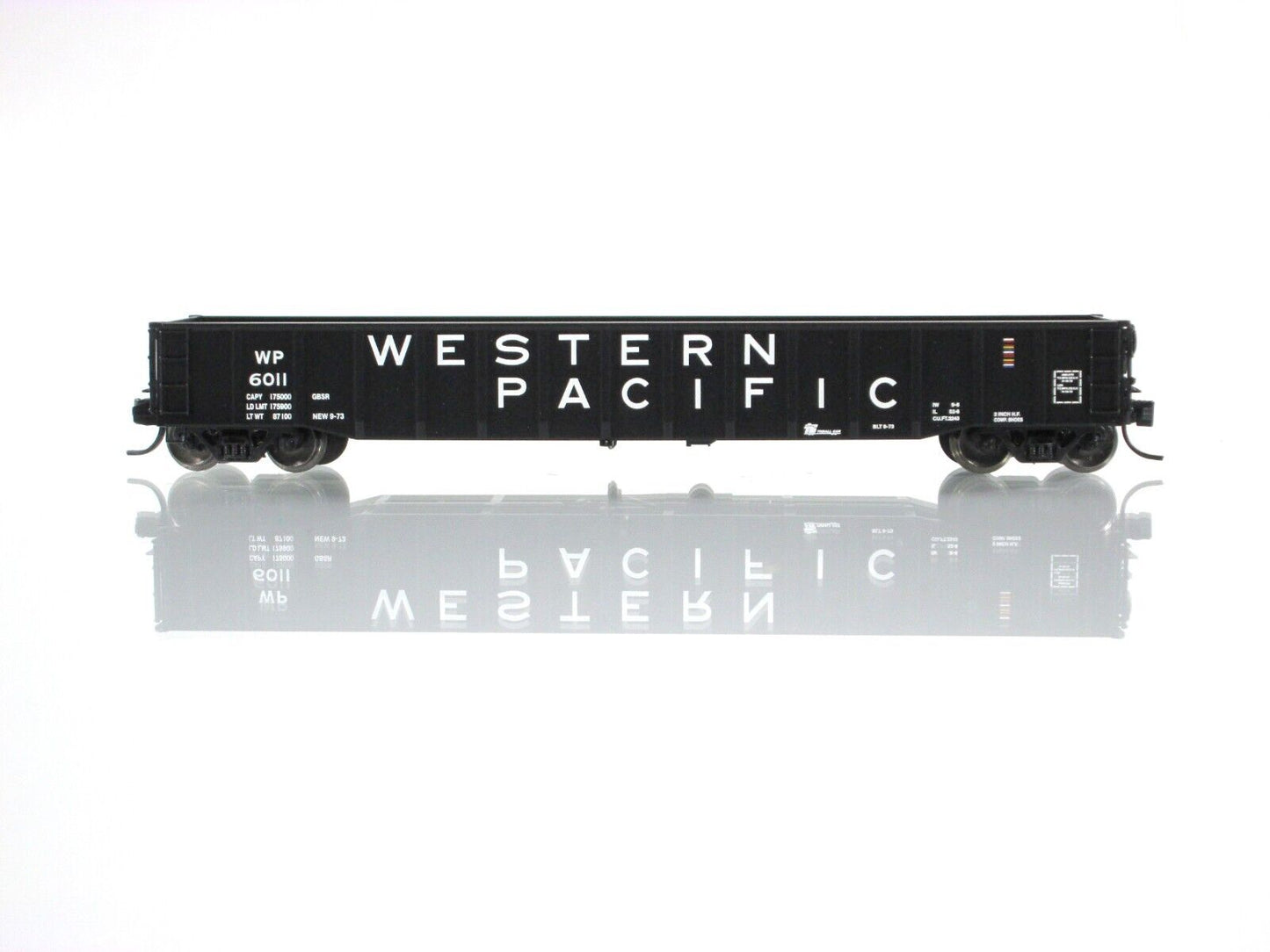 N Scale **WESTERN PACIFIC** 52' Gondola 5-Car Set -- TrainWorx FVM 25221 **RARE*