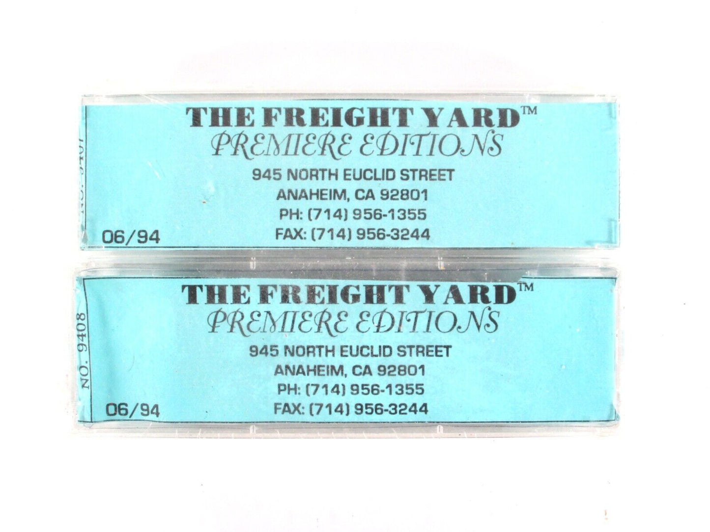 N Scale US NAVY 40' Box Car Set, #61-02480, 02481 - Premiere Editions, MTL *RARE