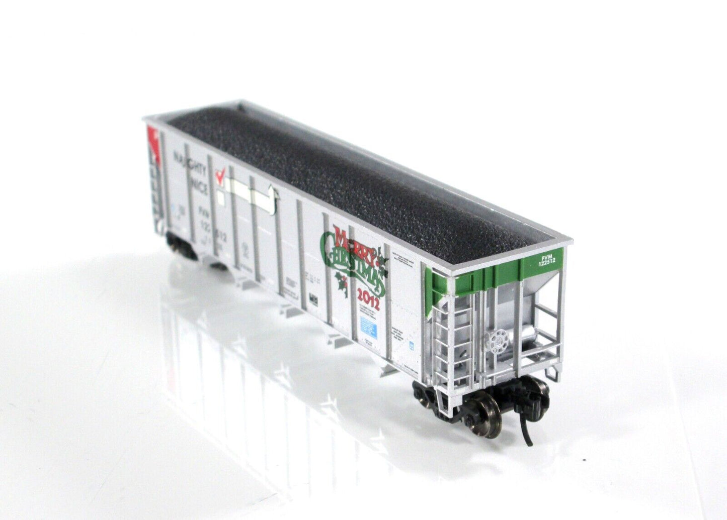 N Scale **MERRY CHRISTMAS, NAUGHTY NICE** 2012 RD-4 Hopper, Fox Valley 8931 RARE