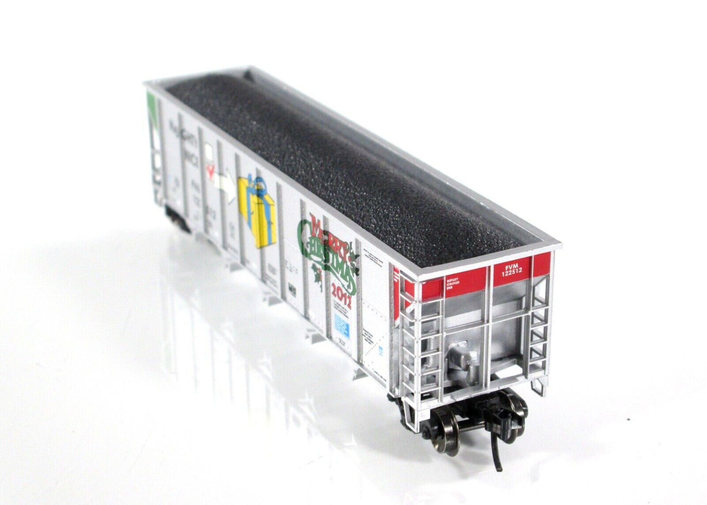 N Scale **MERRY CHRISTMAS, NAUGHTY NICE** 2012 RD-4 Hopper, Fox Valley 8931 RARE