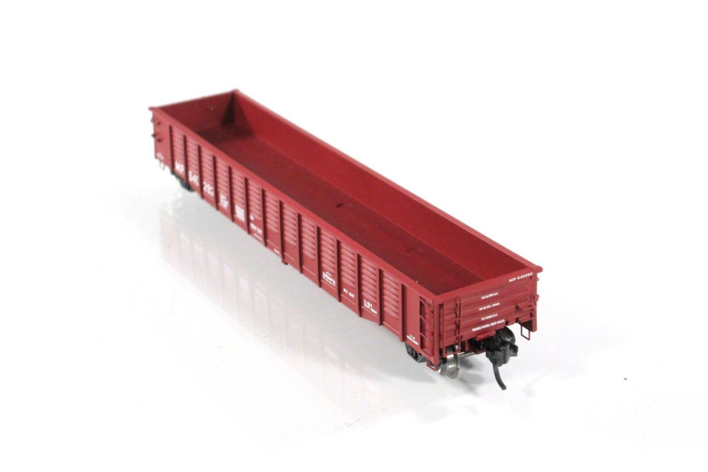 N Scale **MISSOURI PACIFIC** 52' Gondola 3-Car Set - TrainWorx FVM 25203 **RARE