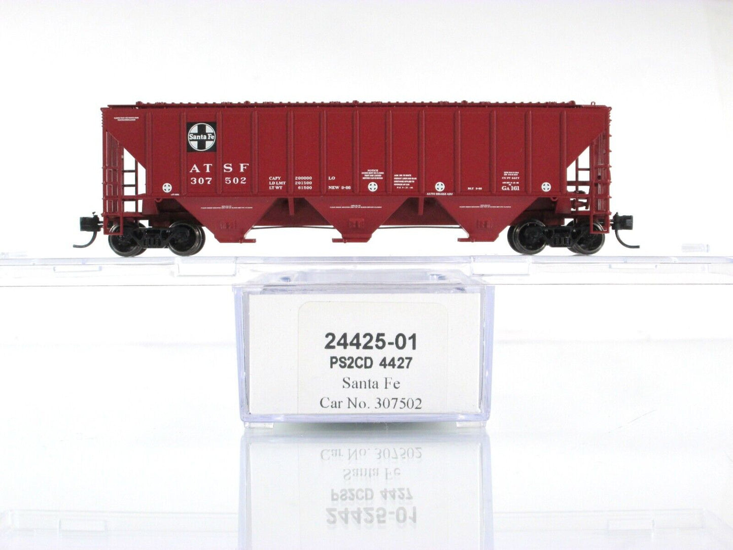 N Scale **SANTA FE** 3-Bay Covered Hopper 12-Car Set -TrainWorx FVM 24425 **RARE