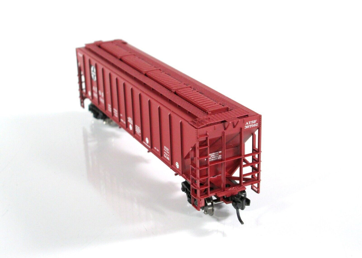 N Scale **SANTA FE** 3-Bay Covered Hopper 12-Car Set -TrainWorx FVM 24425 **RARE