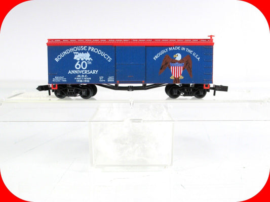 N Scale **PRIDE in AMERICA** 60th Anniv. Old Timer 36' Box Car --Roundhouse 8918