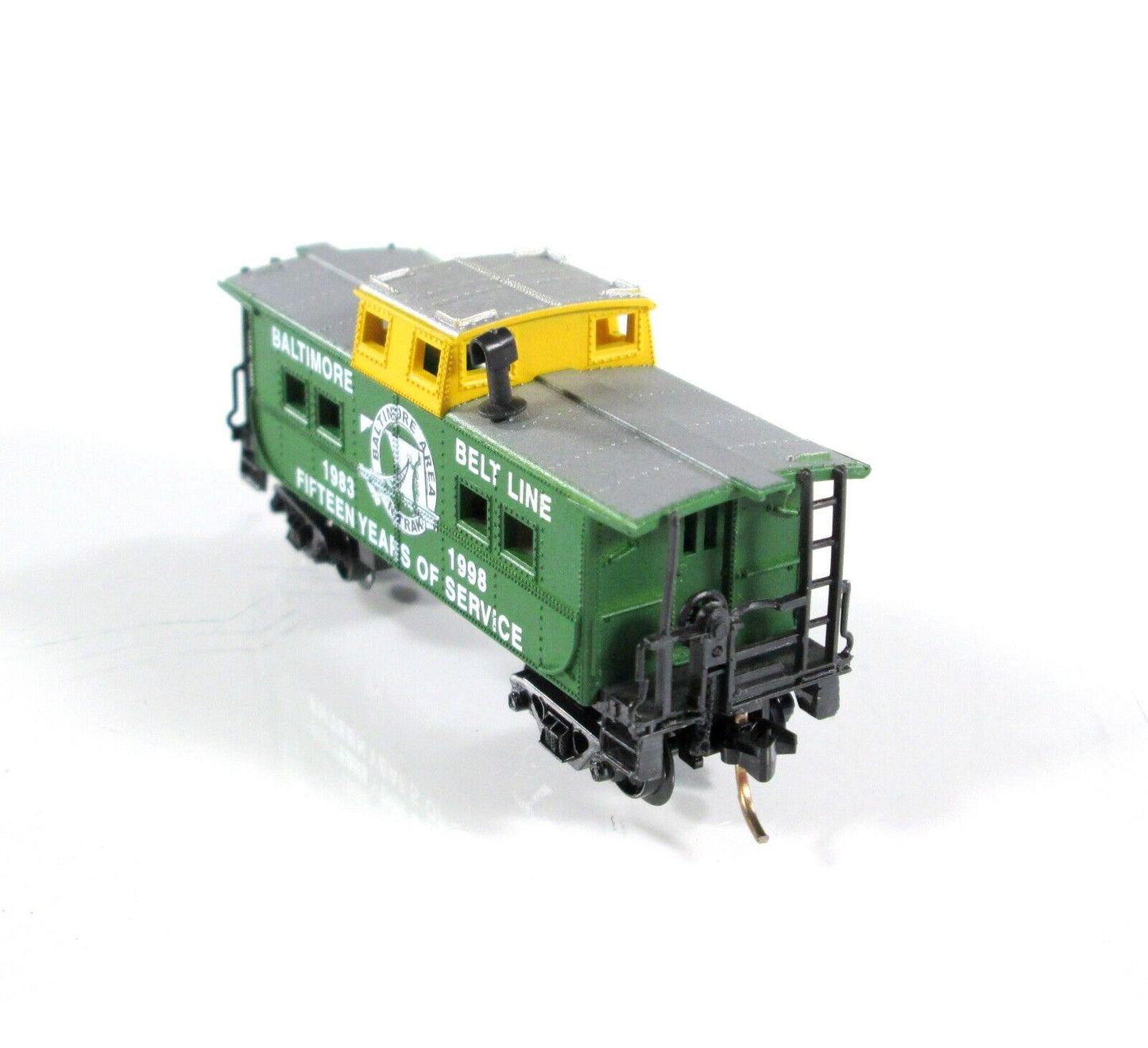 N Scale BALTIMORE BELT LINE Cupola Caboose -- Special Run, Micro Trains Couplers