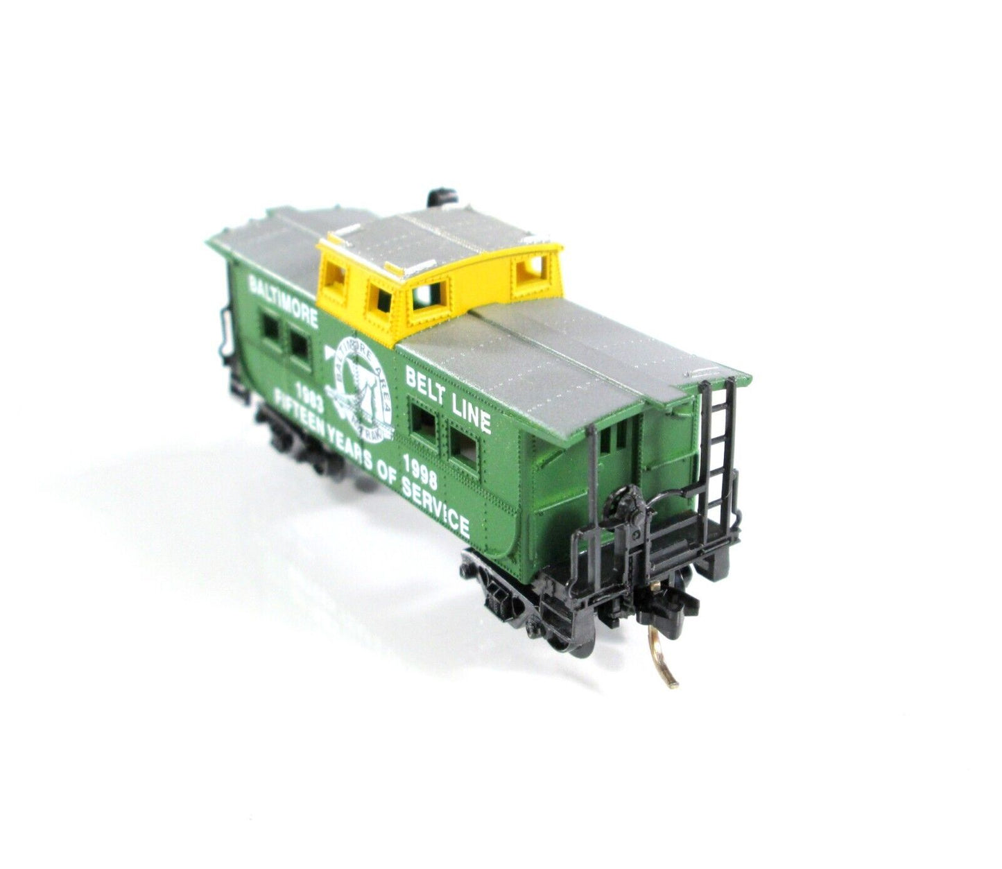 N Scale BALTIMORE BELT LINE Cupola Caboose -- Special Run, Micro Trains Couplers