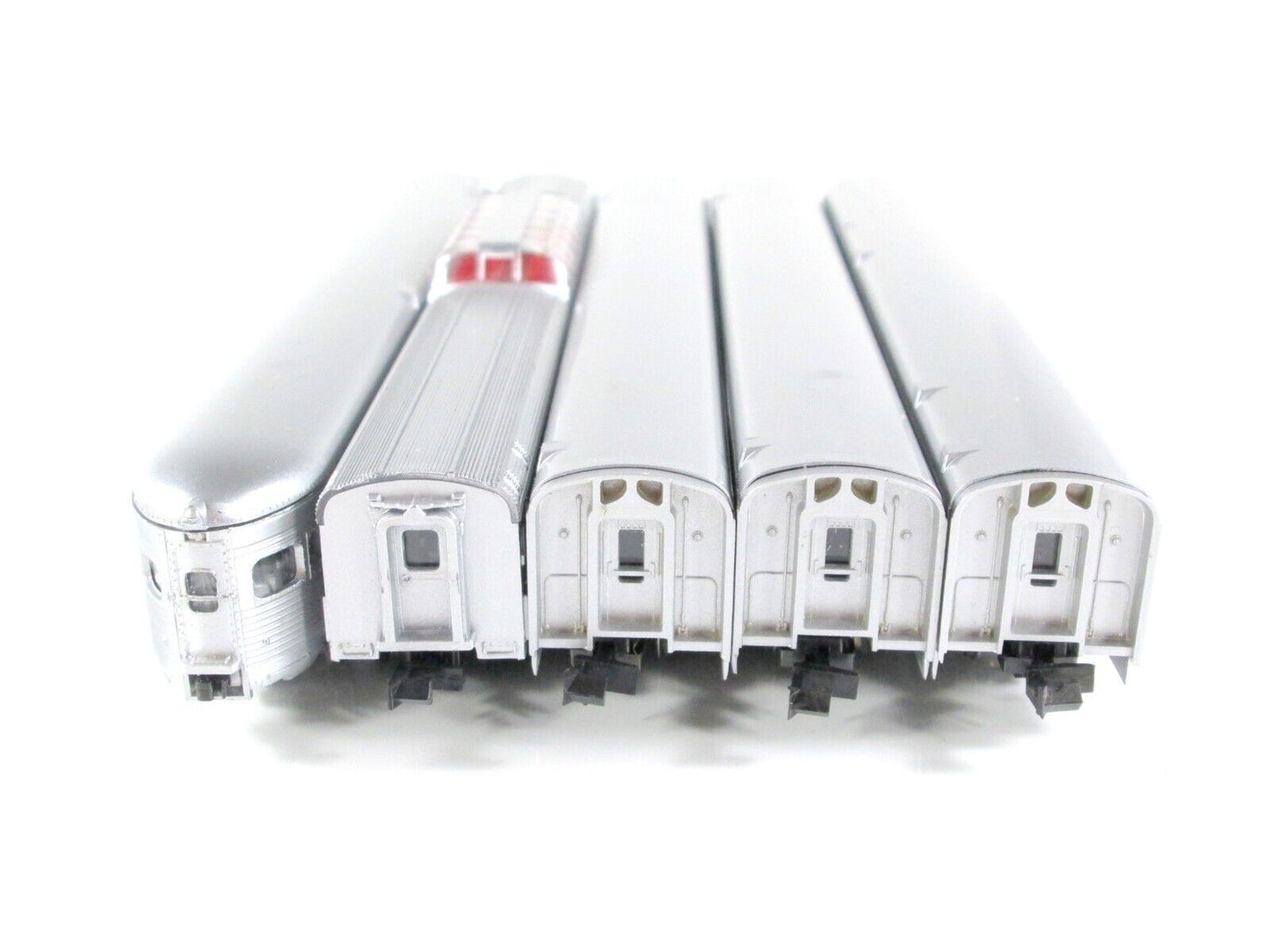 N Scale *BURLINGTON* Lightweight Corrugated Passenger 5-Car Set - Con-Cor 540005
