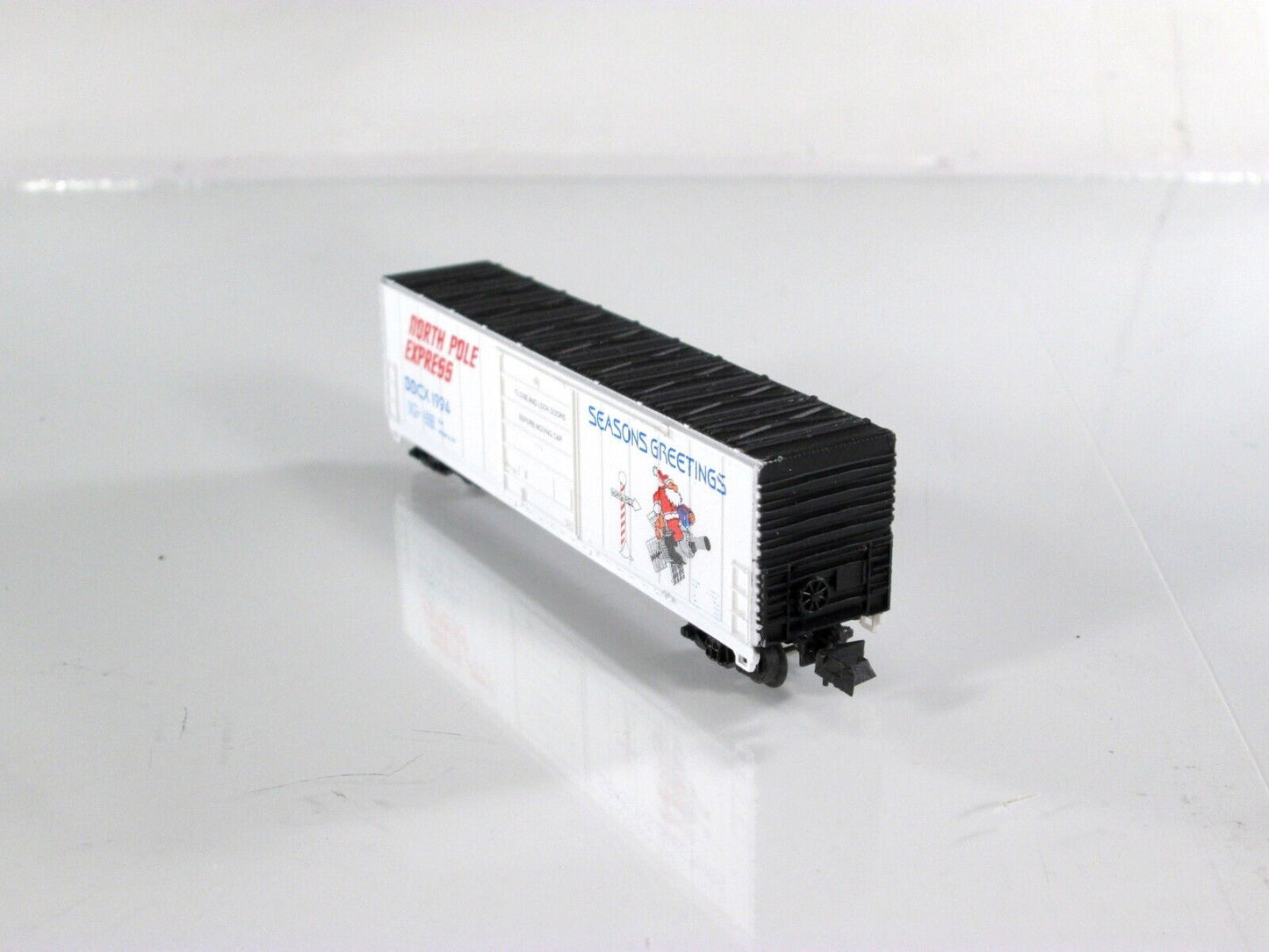 N Scale ***NORTH POLE EXPRESS*** SEASON'S GREETINGS Car 1994 - Bev-Bel ***RARE**