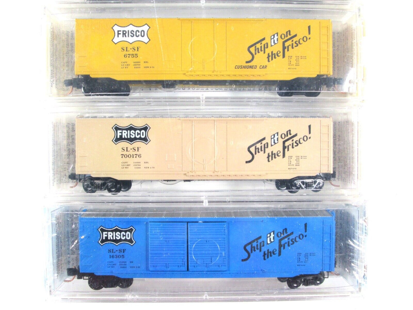 N Scale FRISCO Box Car 5-Pack Set - Micro Trains Special NSC 03-25 **RARE**
