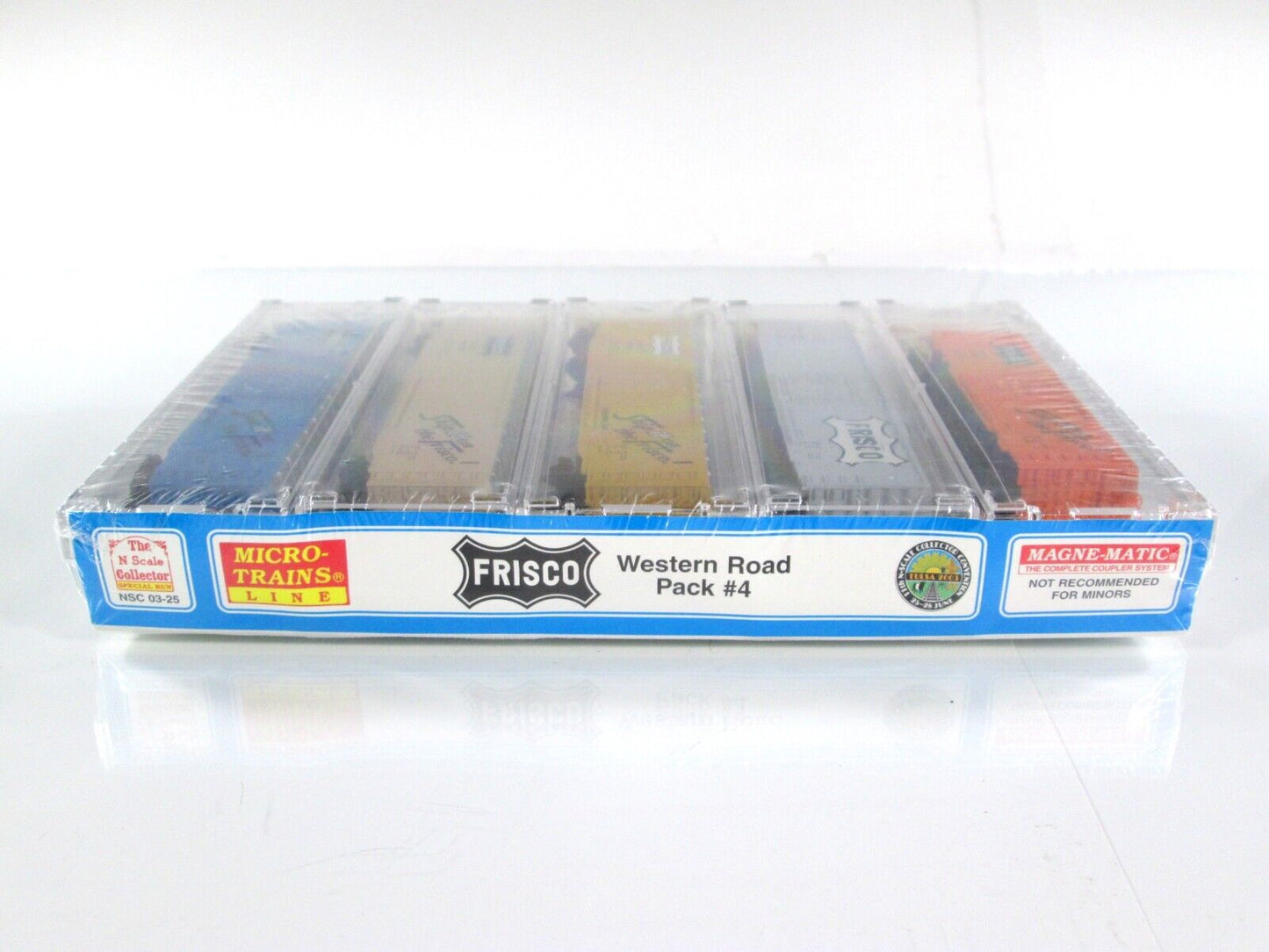 N Scale FRISCO Box Car 5-Pack Set - Micro Trains Special NSC 03-25 **RARE**
