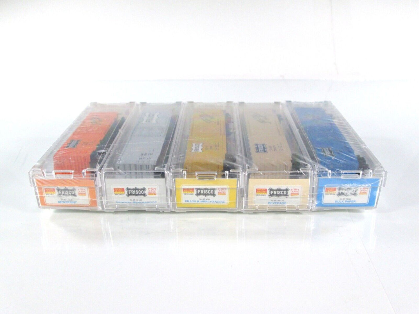 N Scale FRISCO Box Car 5-Pack Set - Micro Trains Special NSC 03-25 **RARE**