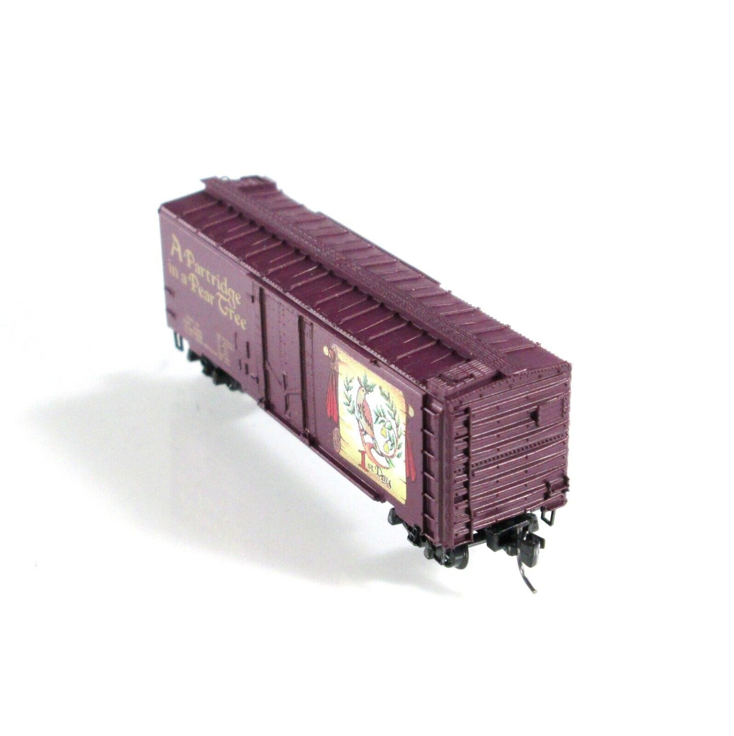 Z Scale ***12 Days Of Christmas*** 40' Box Car COMPLETE Set ------- Micro Trains