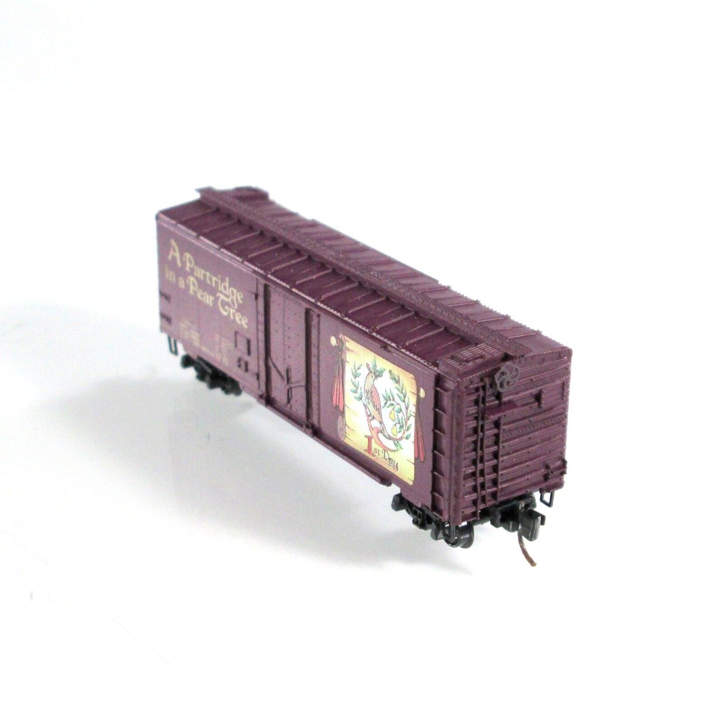 Z Scale ***12 Days Of Christmas*** 40' Box Car COMPLETE Set ------- Micro Trains