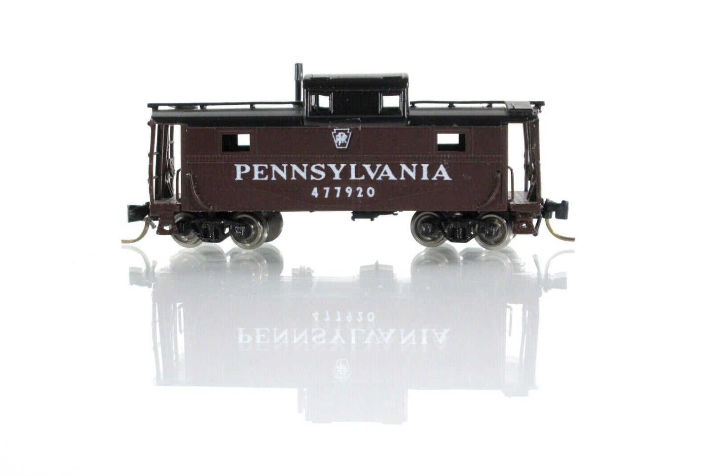 N Scale BRASS Pennsylvania N5B Cabin Car Caboose #477920 - PRECISION / WBM 16516