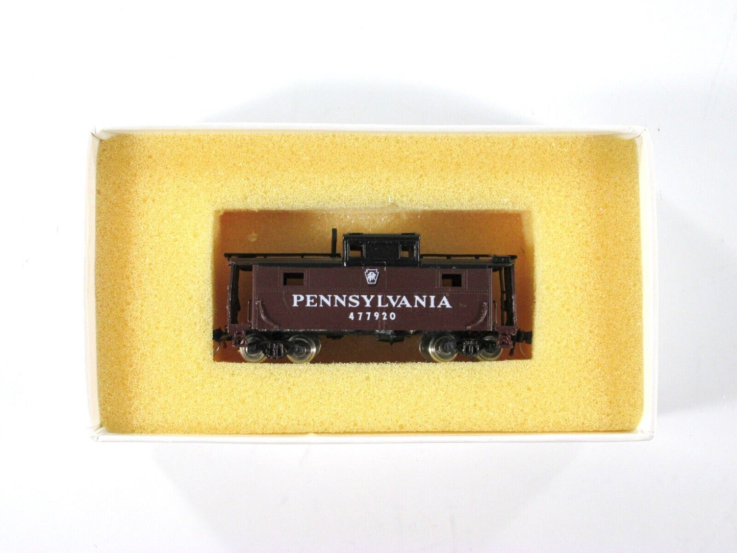 N Scale BRASS Pennsylvania N5B Cabin Car Caboose #477920 - PRECISION / WBM 16516