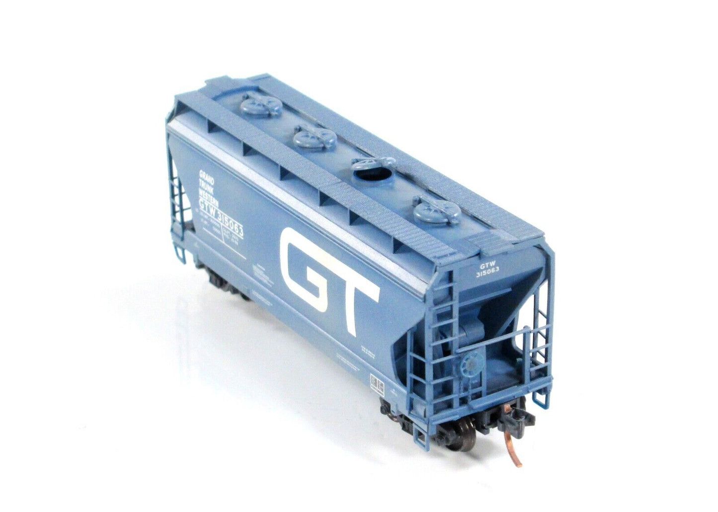 N Scale *GRAND TRUNK* Weathered & Graffiti Hopper #315063 -Micro Trains 09244010