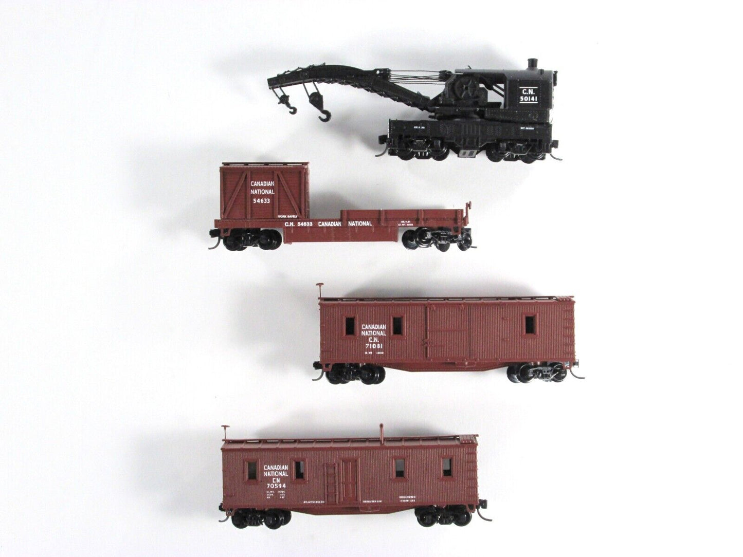N Scale **CANADIAN NATIONAL** MOW Tichy Train Wreck Set -- Intermountain T650411