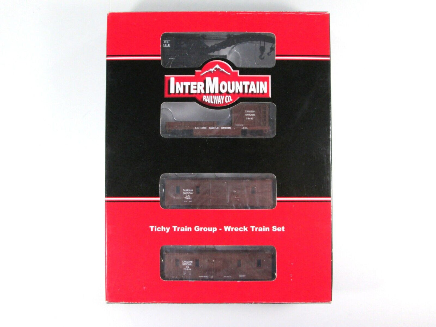 N Scale **CANADIAN NATIONAL** MOW Tichy Train Wreck Set -- Intermountain T650411