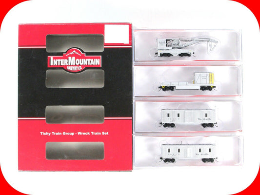N Scale **DENVER RIO GRANDE** MoW Tichy Train Wreck Set -- Intermountain T650413