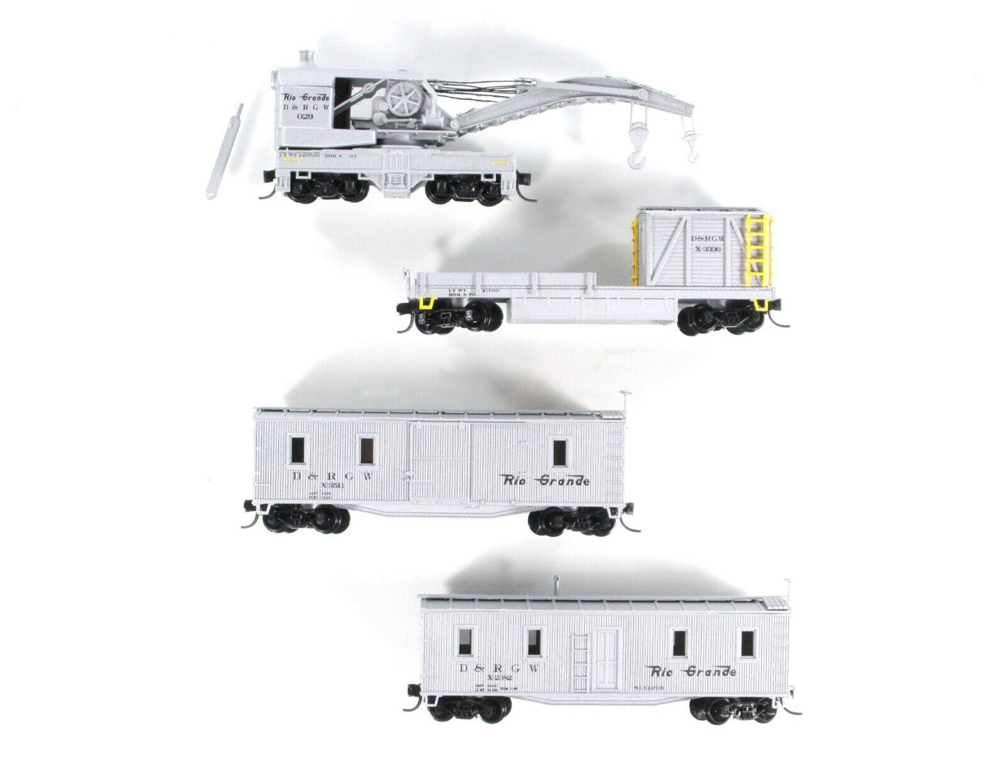 N Scale **DENVER RIO GRANDE** MoW Tichy Train Wreck Set -- Intermountain T650413
