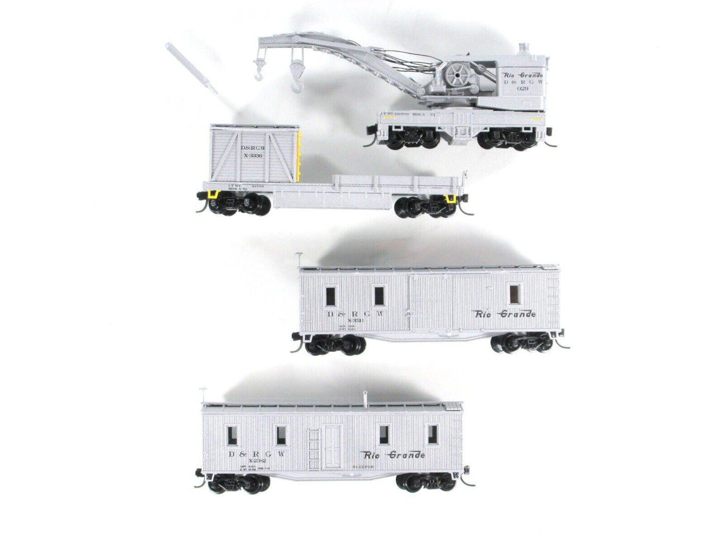 N Scale **DENVER RIO GRANDE** MoW Tichy Train Wreck Set -- Intermountain T650413