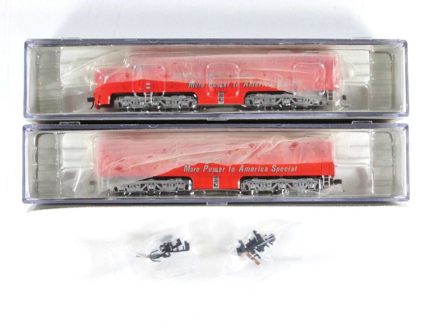 N Scale ***GE DEMONSTRATOR*** PA/PB Locomotive Pair #8375, 8375B -Life-Like 7584