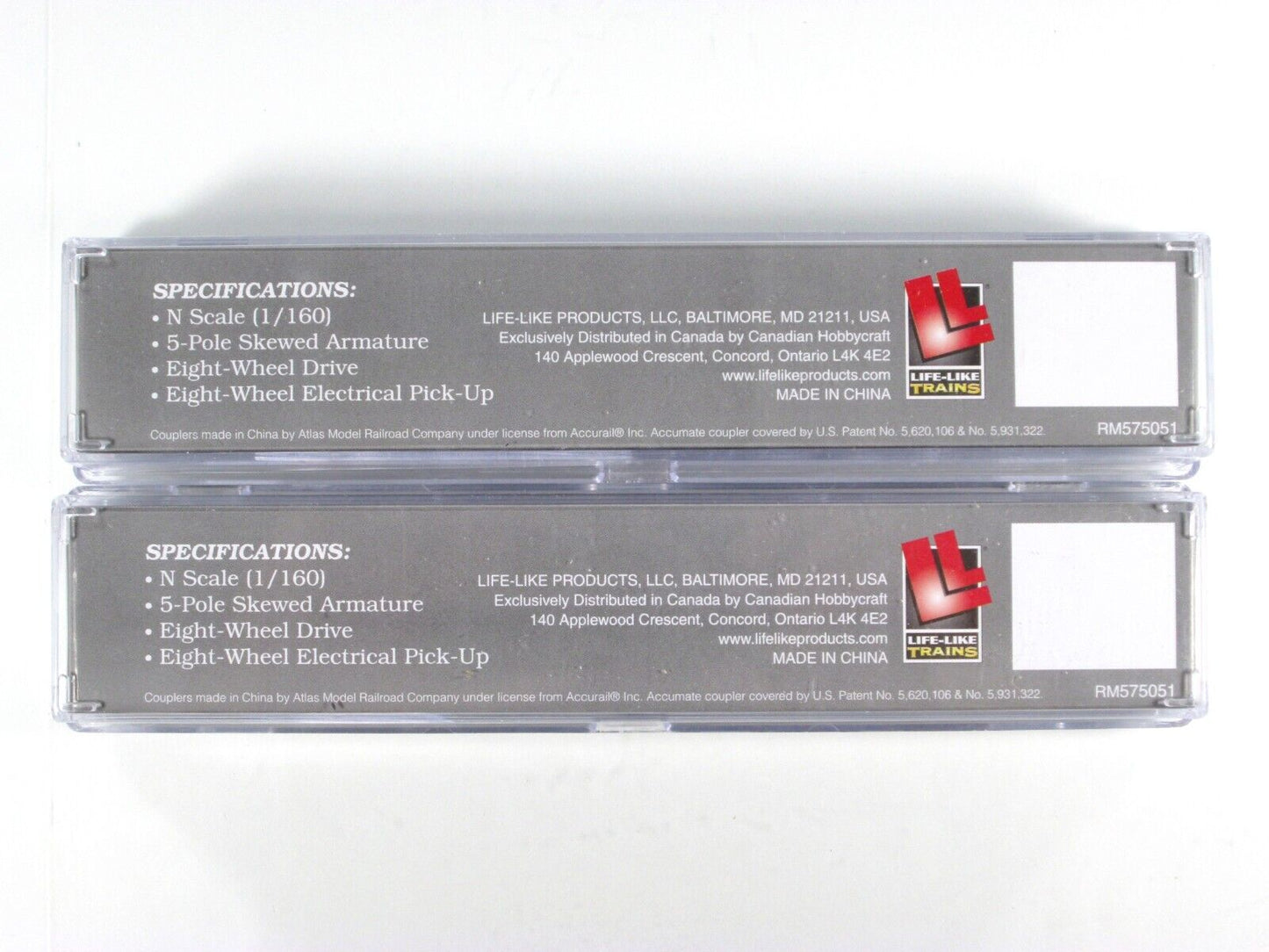 N Scale ***GE DEMONSTRATOR*** PA/PB Locomotive Pair #8375, 8375B -Life-Like 7584