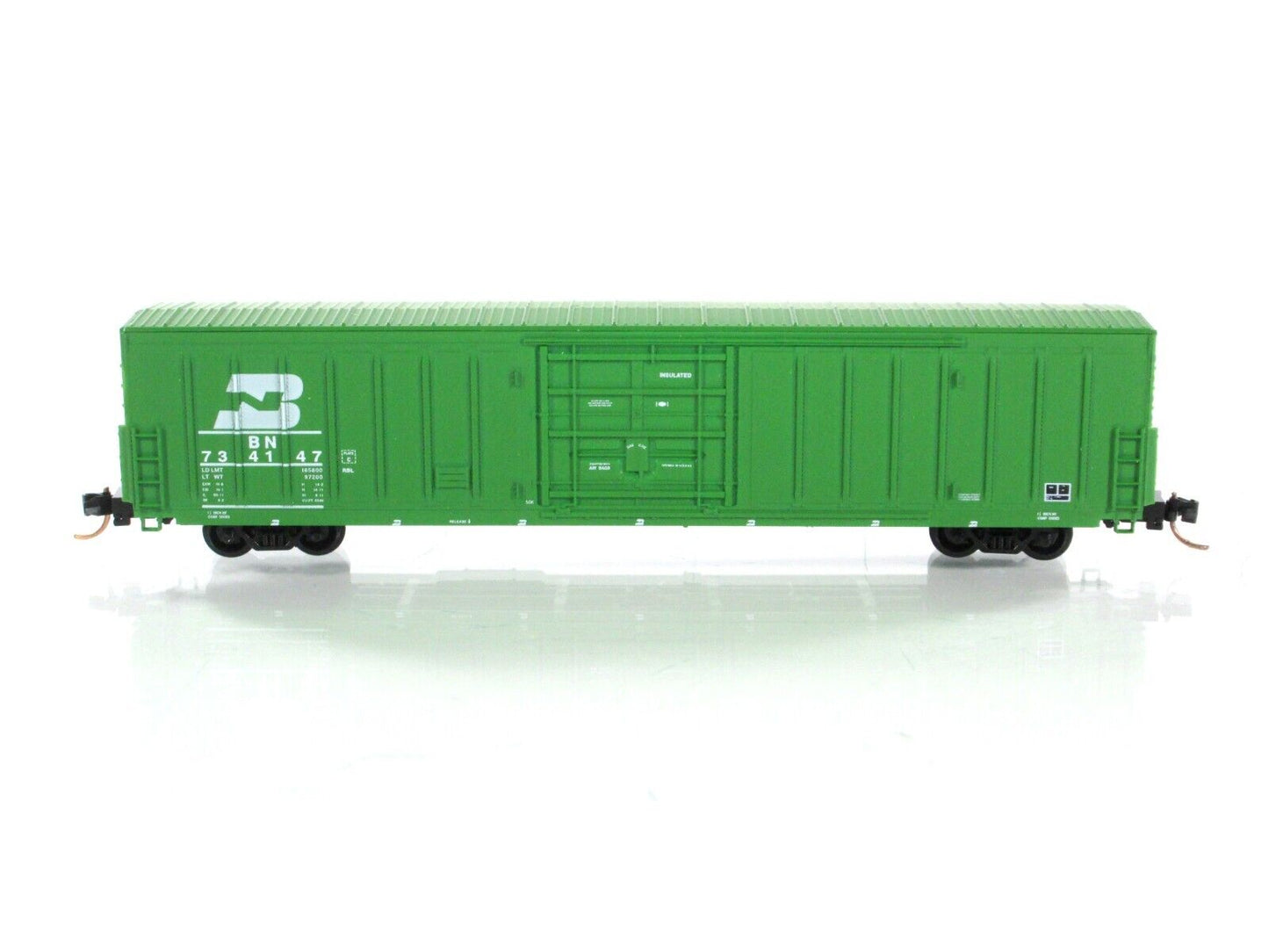 N Scale **BURLINGTON NORTHERN** 62' Beer 6-Car Reefer Set - Red Caboose RN-17291