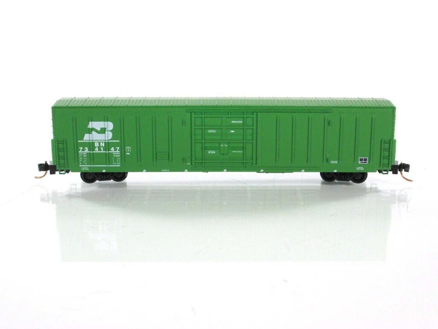 N Scale **BURLINGTON NORTHERN** 62' Beer 6-Car Reefer Set - Red Caboose RN-17291