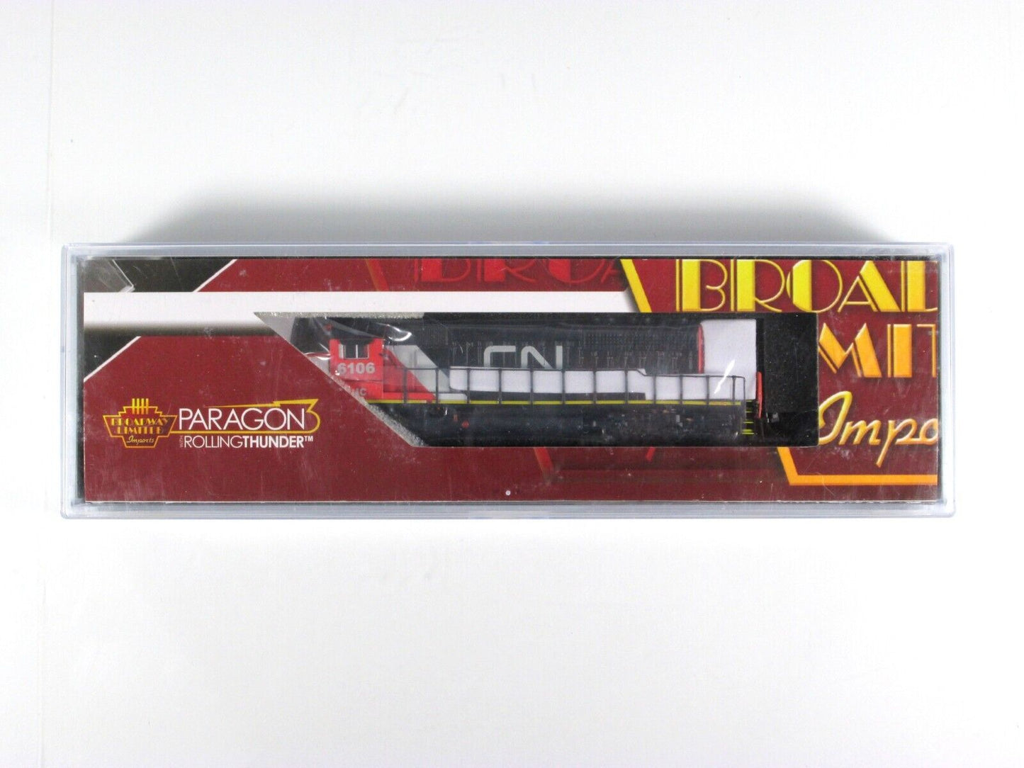 N Scale ***CANADIAN NATIONAL*** EMD SD40-2 - Broadway 3707, DCC Paragon Sound