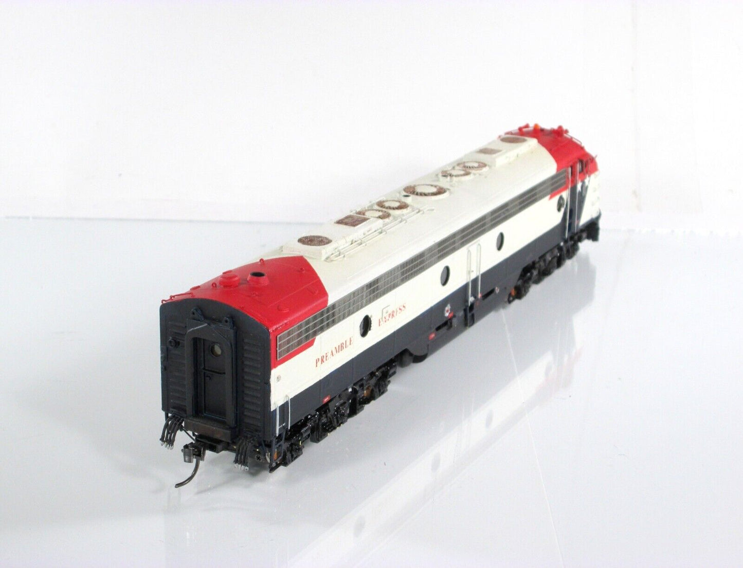 HO Scale BRASS Preamble Express E9A Custom Diesel Locomotive - Overland w/ Sound