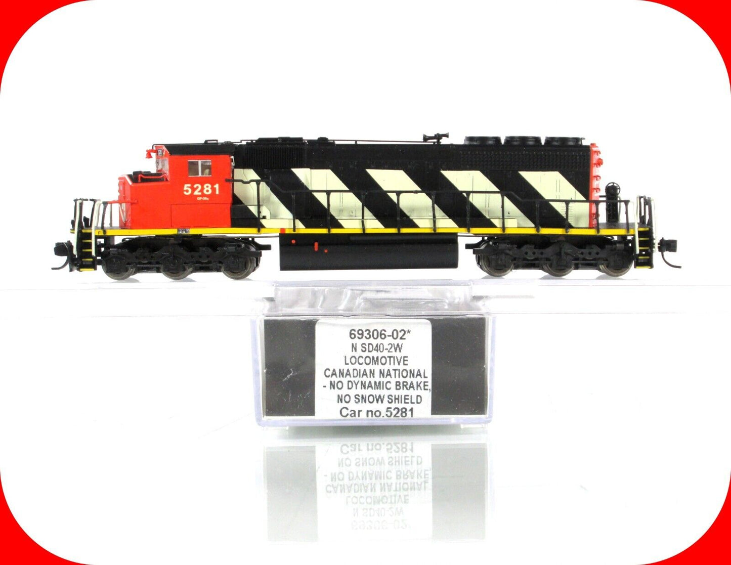 N Scale **CANADIAN NATIONAL** GM SD40-2W #5281 - Intermountain 69306-02, DCC Rdy