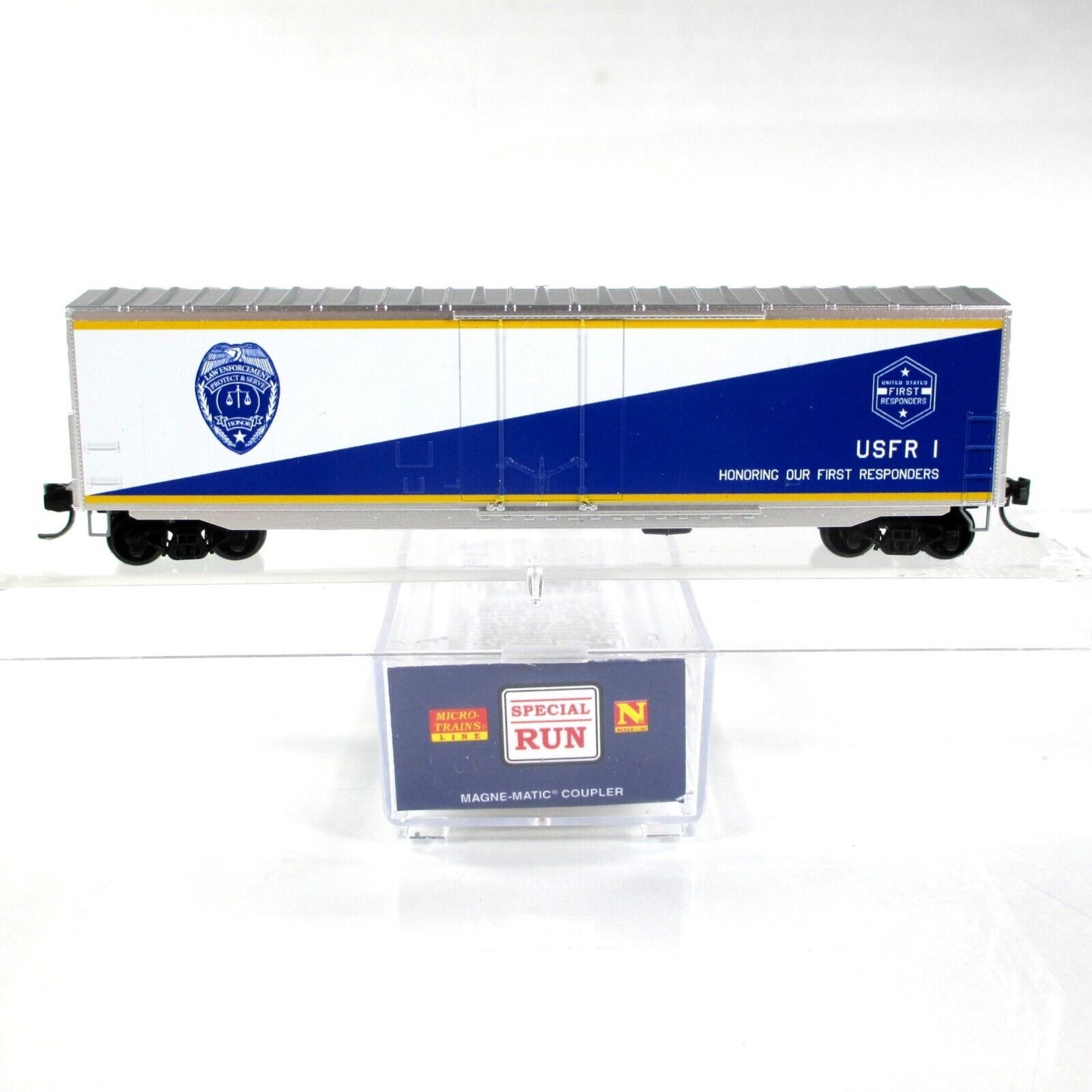 N Scale **FIRST RESPONDERS LAW ENFORCEMENT** Box Car Micro Trains - NSE
