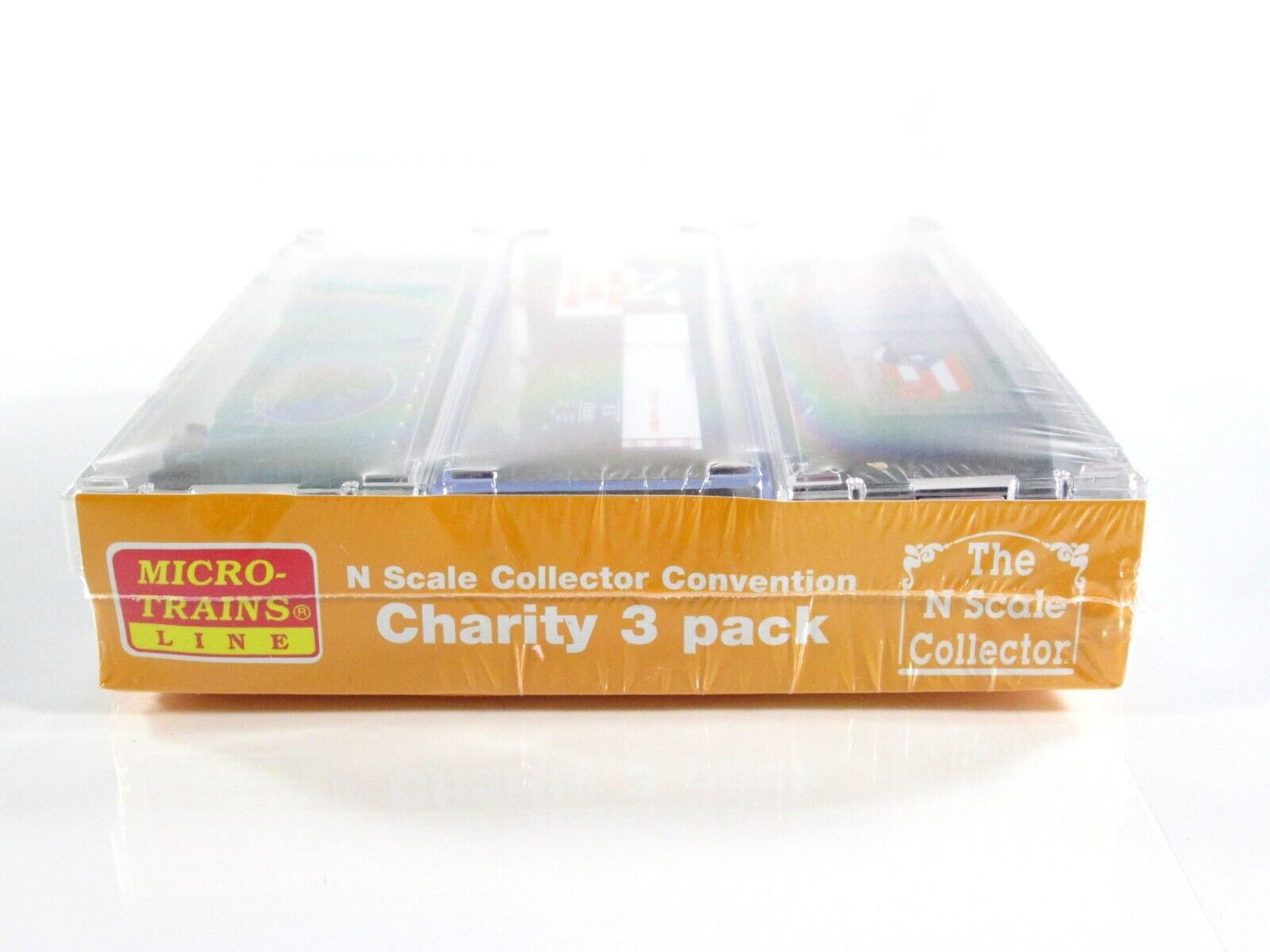N Scale CONVENTION CHARITY 3-Pack Box Car Set -- Micro Trains Special Run **RARE