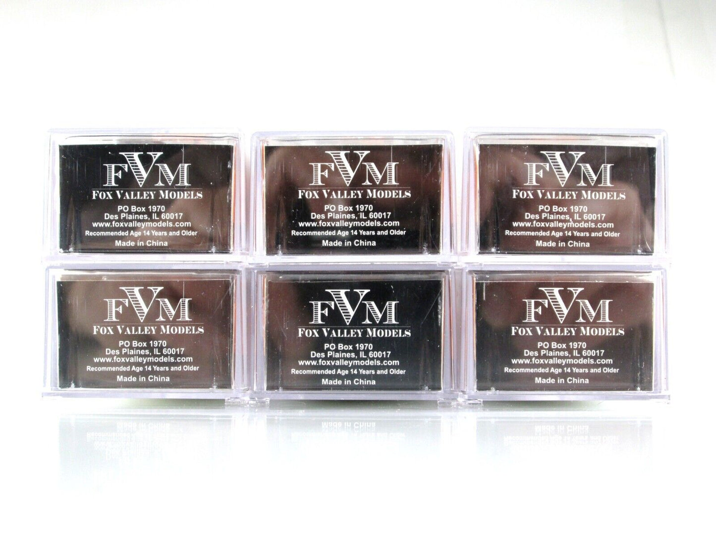 N Scale MILWAUKEE ROAD 1935 HIAWATHA Passenger Car 6-Pack Set, FOX VALLEY 40001