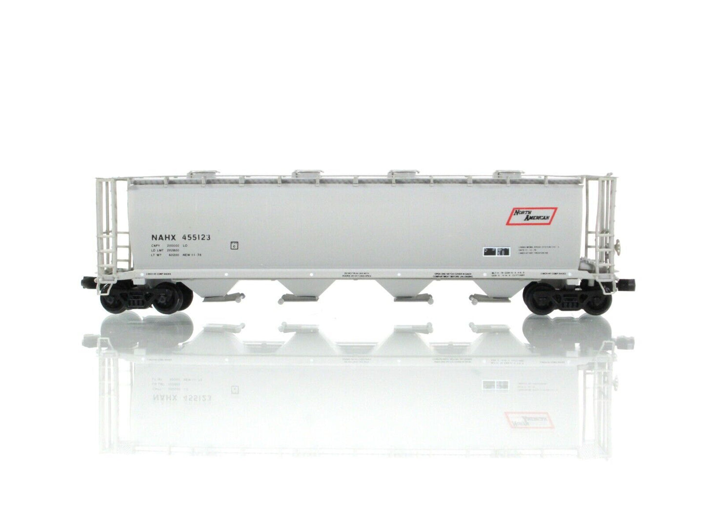 N Scale **NORTH AMERICAN** Cylindrical 4-Bay Hopper 5-Pack - Intermountain 65203
