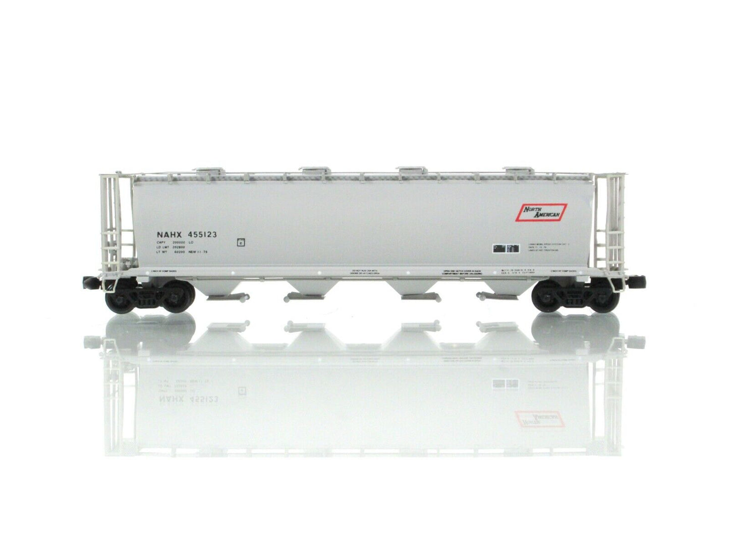 N Scale **NORTH AMERICAN** Cylindrical 4-Bay Hopper 5-Pack - Intermountain 65203