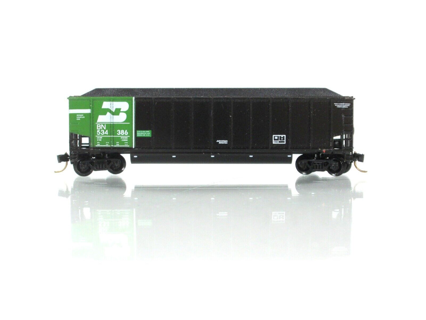 N Scale **BURLINGTON NORTHERN** Coalporter 9-Pack - LBF, E&C Shops 750, MTL Cplr