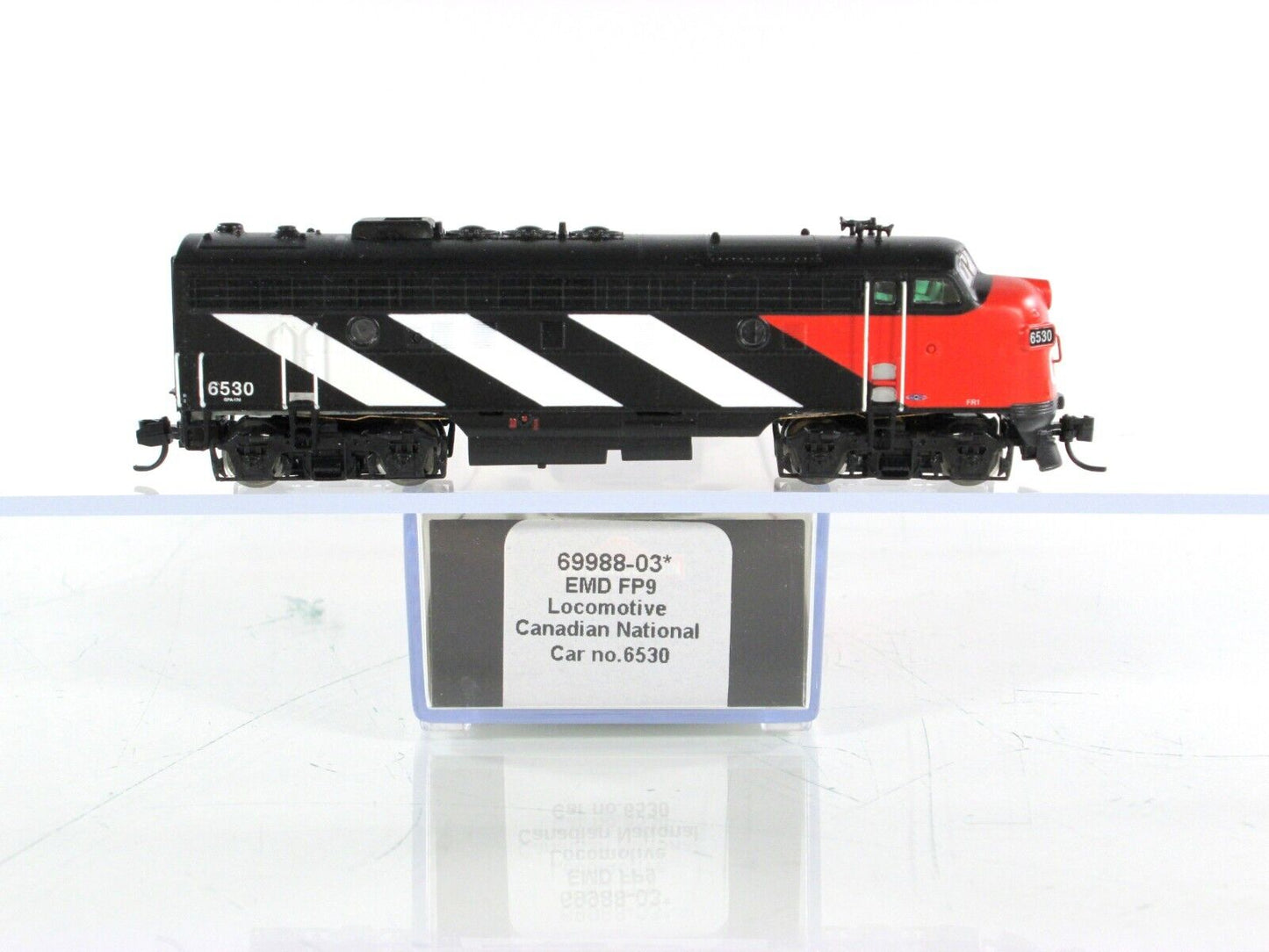 N Scale ***CANADIAN NATIONAL*** EMD FP9 #6530 -- Intermountain 69988-03, DCC Rdy
