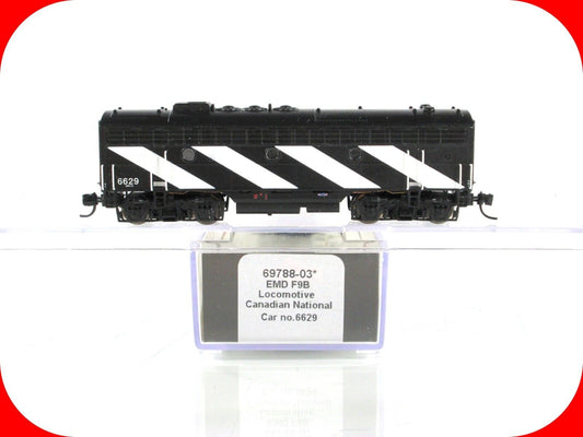 N Scale ***CANADIAN NATIONAL*** EMD F9B #6629 -- Intermountain 69788-03, DCC Rdy