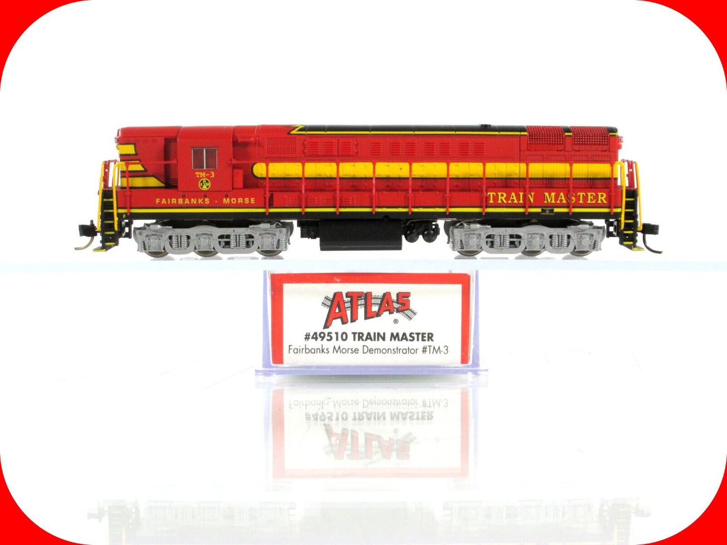 N Scale ***TRAIN MASTER*** Demonstrator Locomotive #TM-3 -- Atlas 49510, DCC Rdy