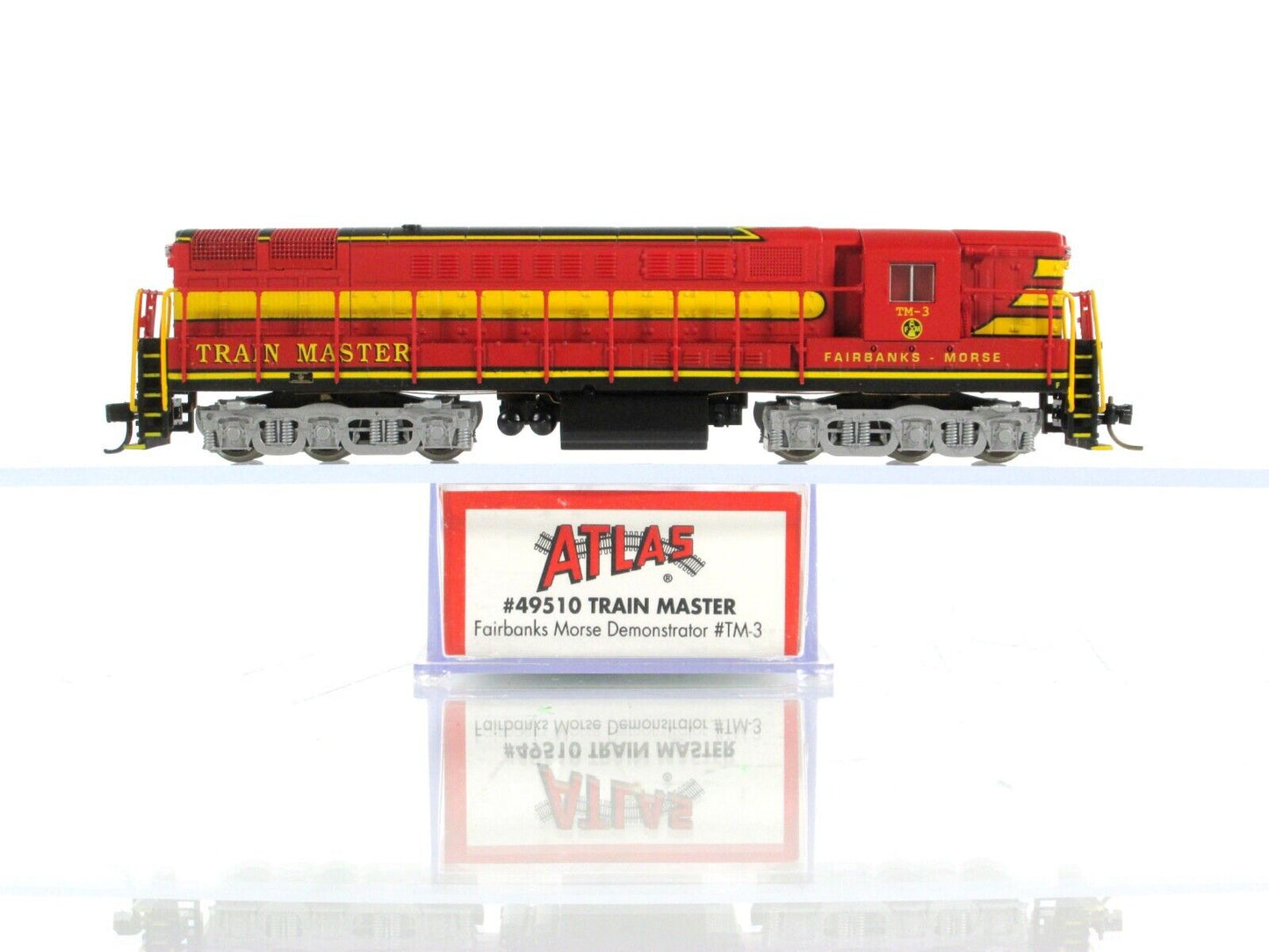 N Scale ***TRAIN MASTER*** Demonstrator Locomotive #TM-3 -- Atlas 49510, DCC Rdy