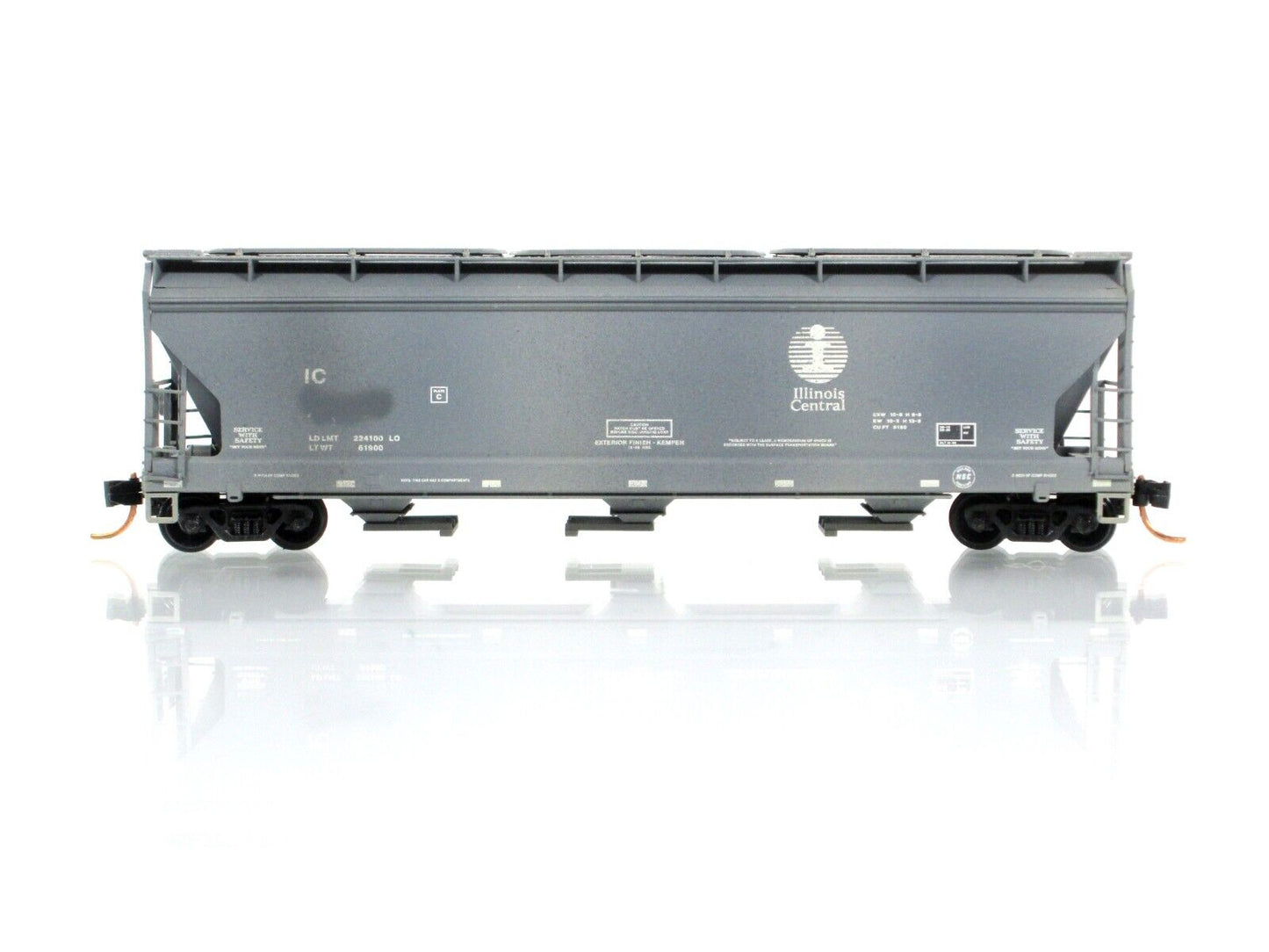 N Scale **ILLINOIS CENTRAL** Graffiti Hopper, IC #799208 --Micro Trains 09444200