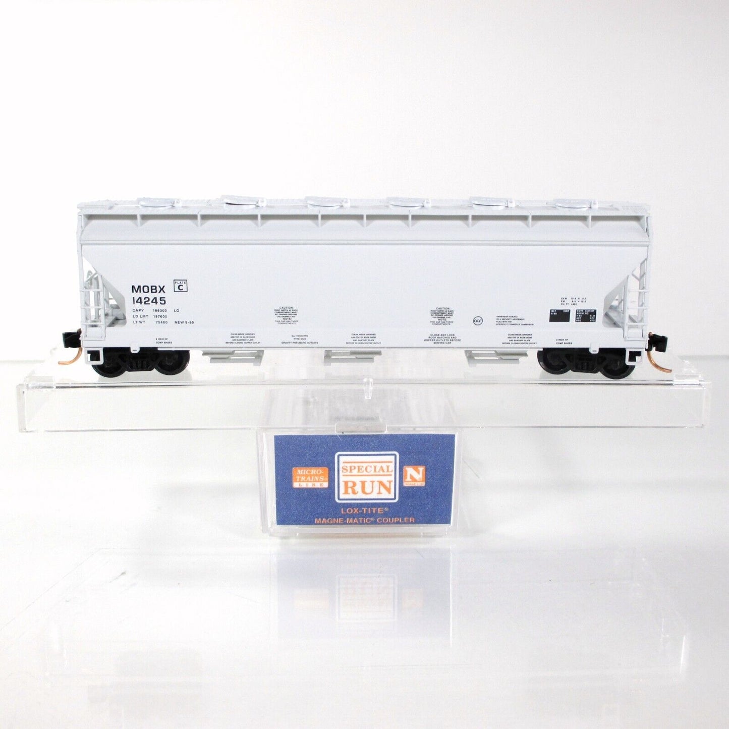 N Scale **Exxon-Mobile Zimkus** Graffiti Hopper #143 of 500 - Micro Trains RARE