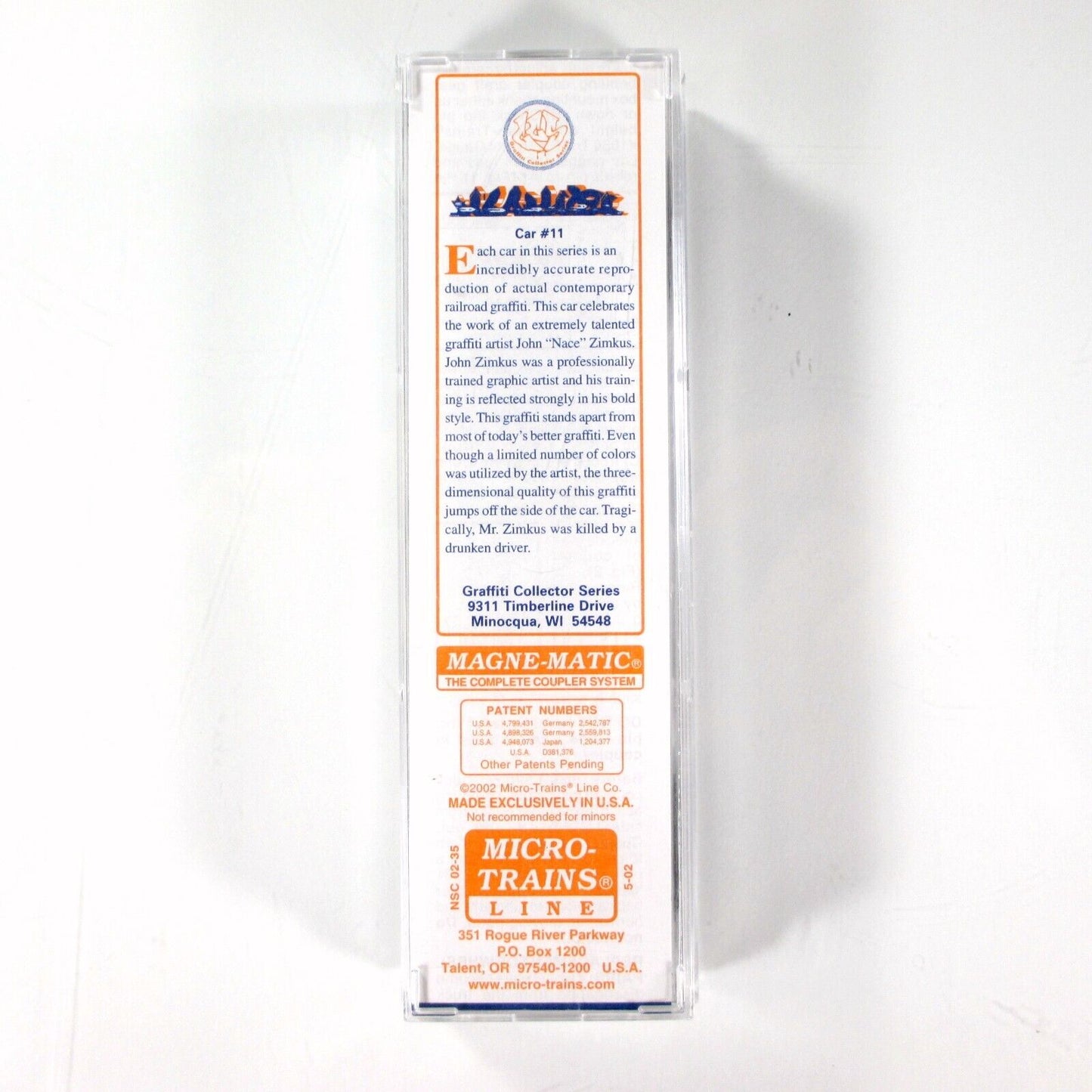 N Scale **Exxon-Mobile Zimkus** Graffiti Hopper #143 of 500 - Micro Trains RARE