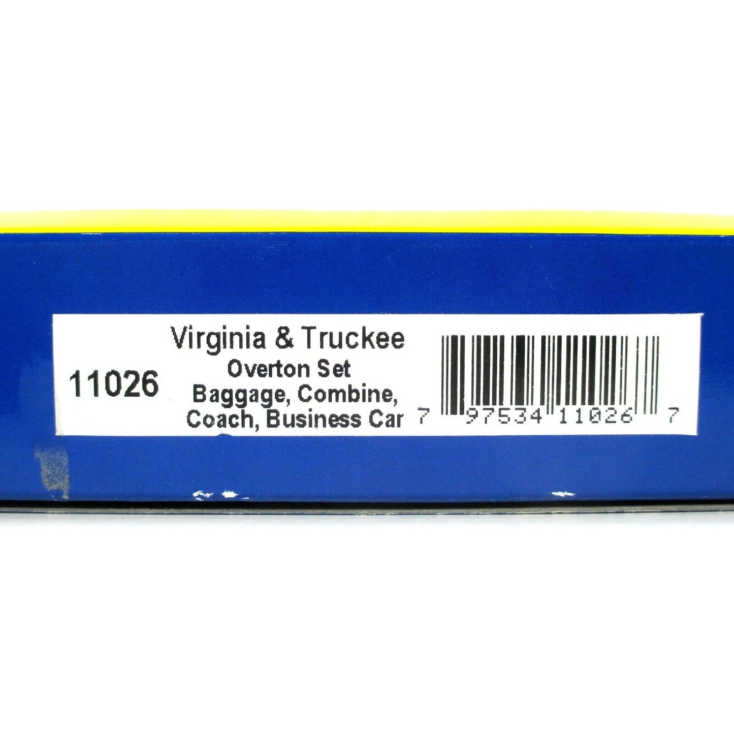 N Scale VIRGINIA & TRUCKEE Overton Old-Time Passenger 4-Car Set -  Athearn 11026