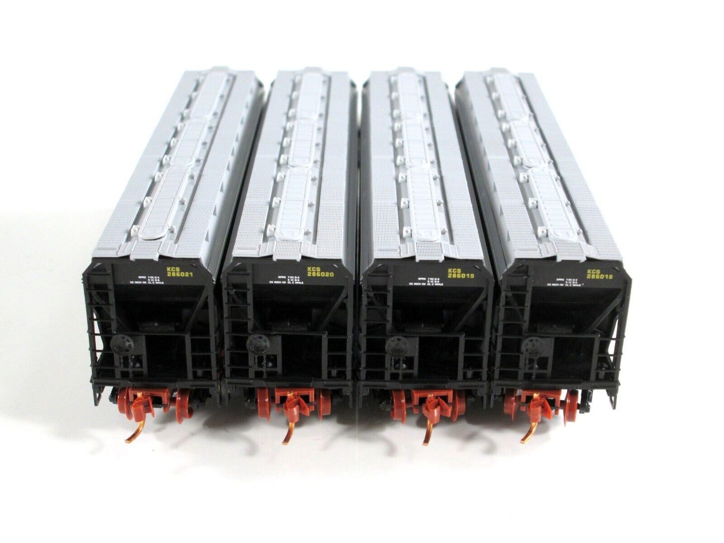 N Scale *KANSAS CITY SOUTHERN BELLE* Hopper 4-Pack #23 - Micro Trains 99300023