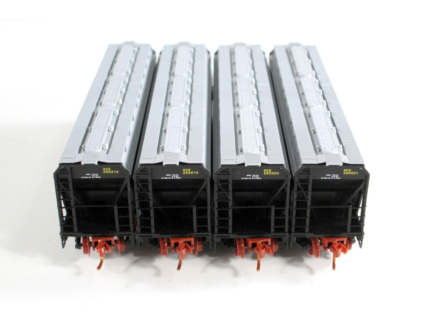 N Scale *KANSAS CITY SOUTHERN BELLE* Hopper 4-Pack #23 - Micro Trains 99300023
